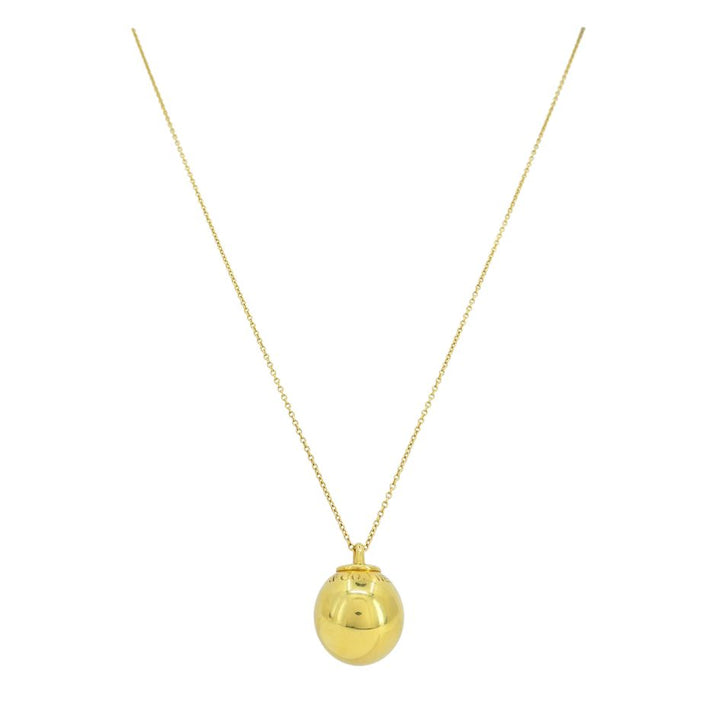 Tiffany & Co. New York 18k Gold Hardware Ball Chain Necklace