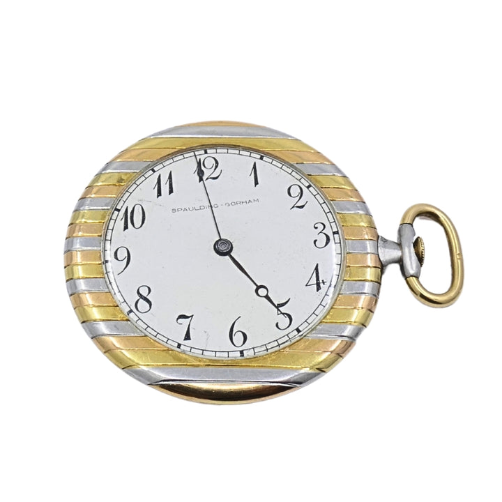 Vintage Spaulding & Gorham 18k Gold Pocket Watch