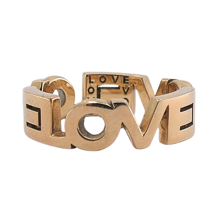 14k Gold Vintage LOVE Ring