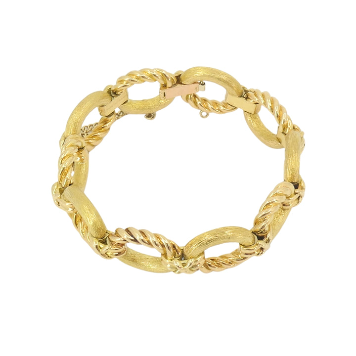 Vintage 18k Gold Tiffany & Co. Schlumberger Bracelet Rope Design