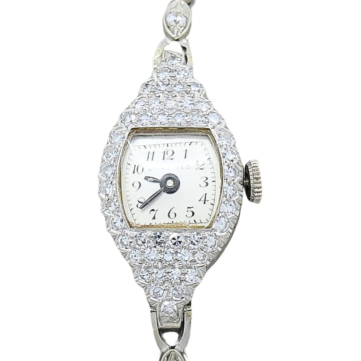 Longines Watch Art Deco Platinum Ladies Watch