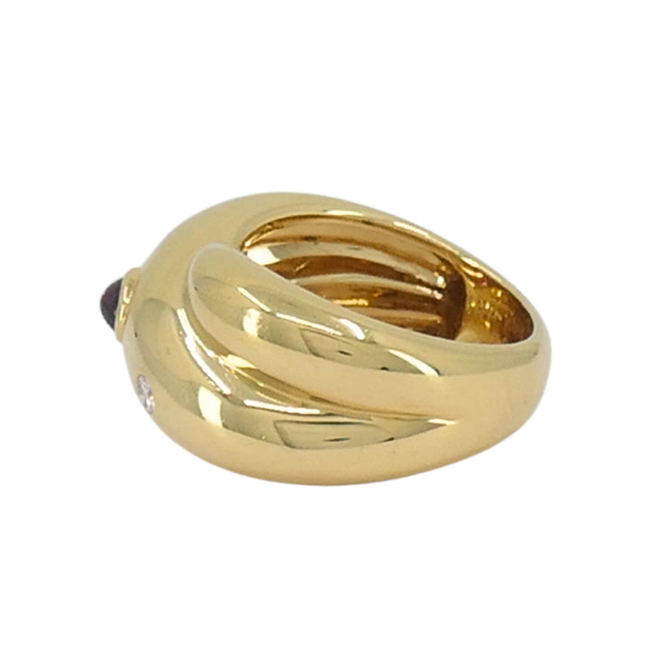 Vintage Cartier Ring 18k Gold Crossover Design