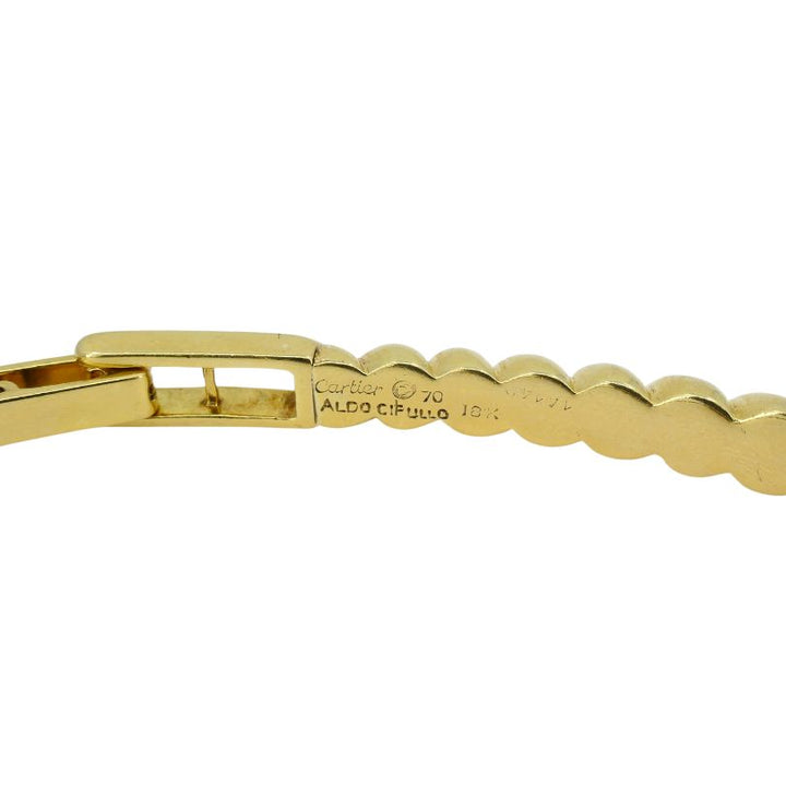 Vintage Cartier Aldo Cipullo 18k Gold Choker Necklace