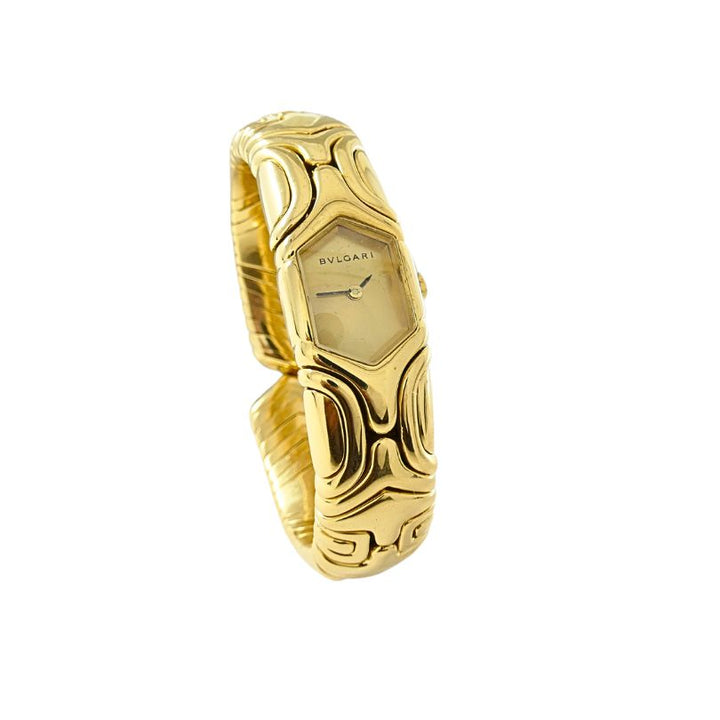 Bulgari Alveare Gold Watch Gold Dial