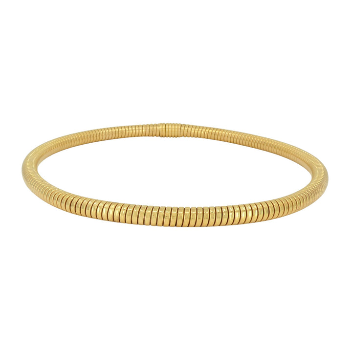 Vintage Chopard 18k Gold Tubogas Choker Necklace