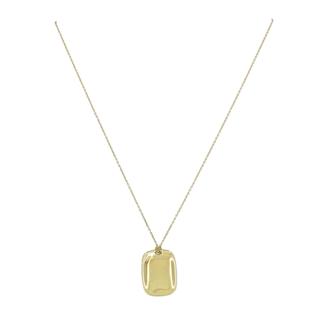 Tiffany & Co. Elsa Peretti 18k Gold Spain Polished Pendant Necklace