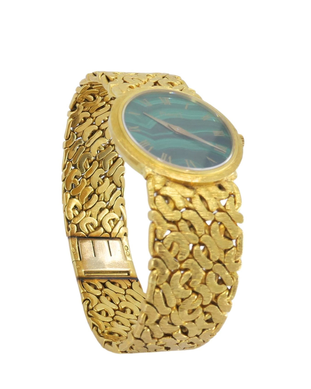 Vintage Piaget 18k Gold Watch Malachite Dial ref. 924 N66