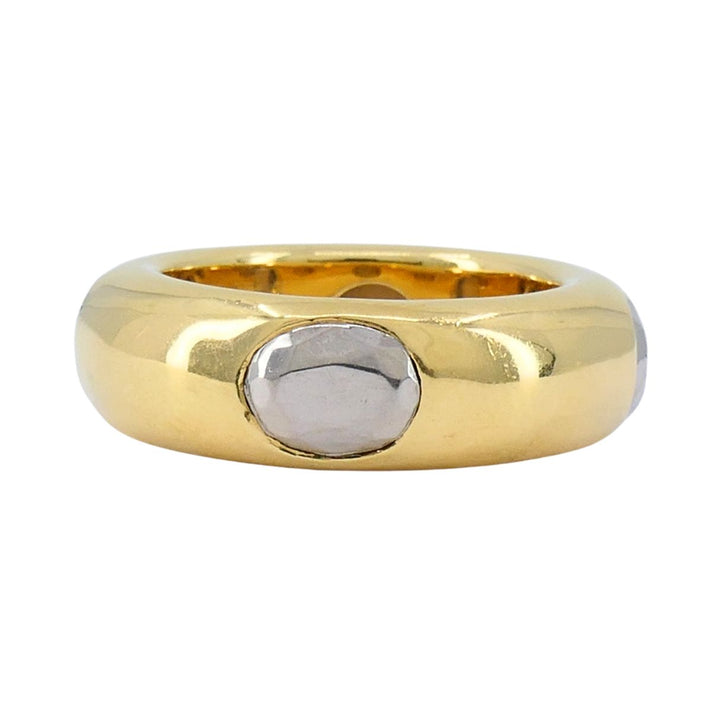 FRED Paris 18k Gold Hematite Vintage Band Ring