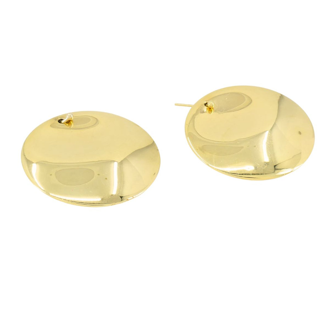 Tiffany & Co. Elsa Peretti 18k Gold Large Round Disc Earrings