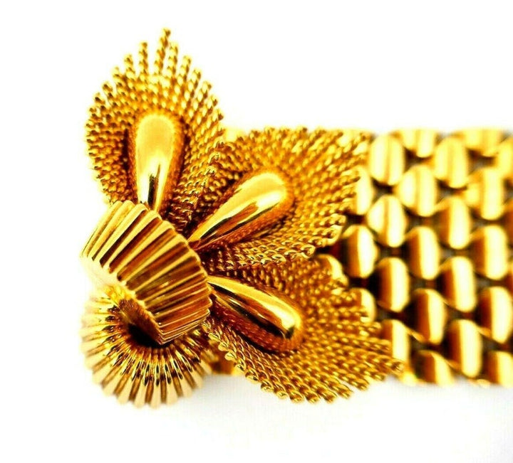 Kutchinsky Retro Yellow Gold Buckle Bracelet