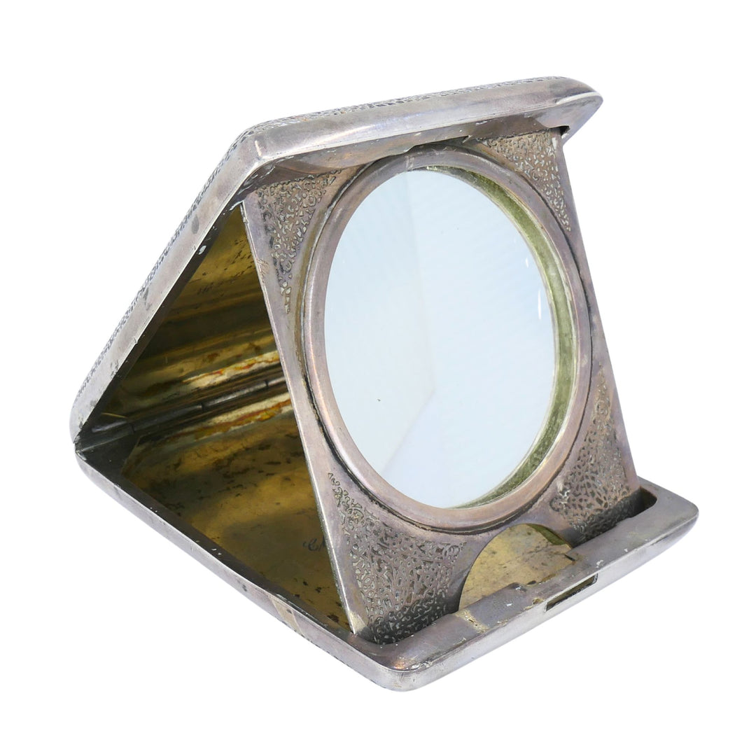 Vintage 1925 Tiffany & Co. Sterling Silver Mirror Compact