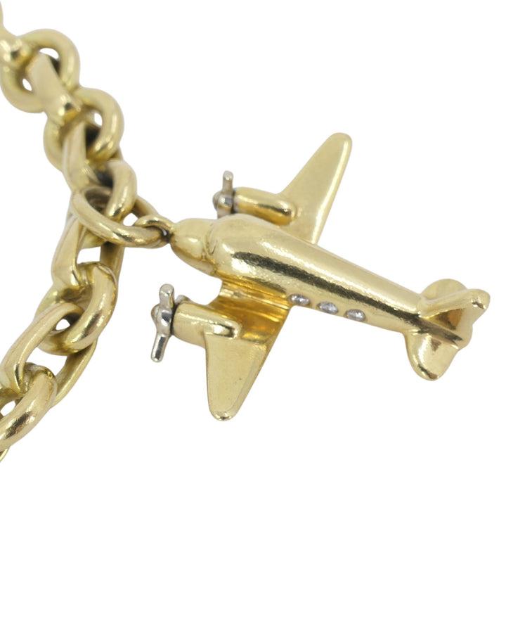 Tiffany & Co. Charm Bracelet 18k Gold Mechanical Charm