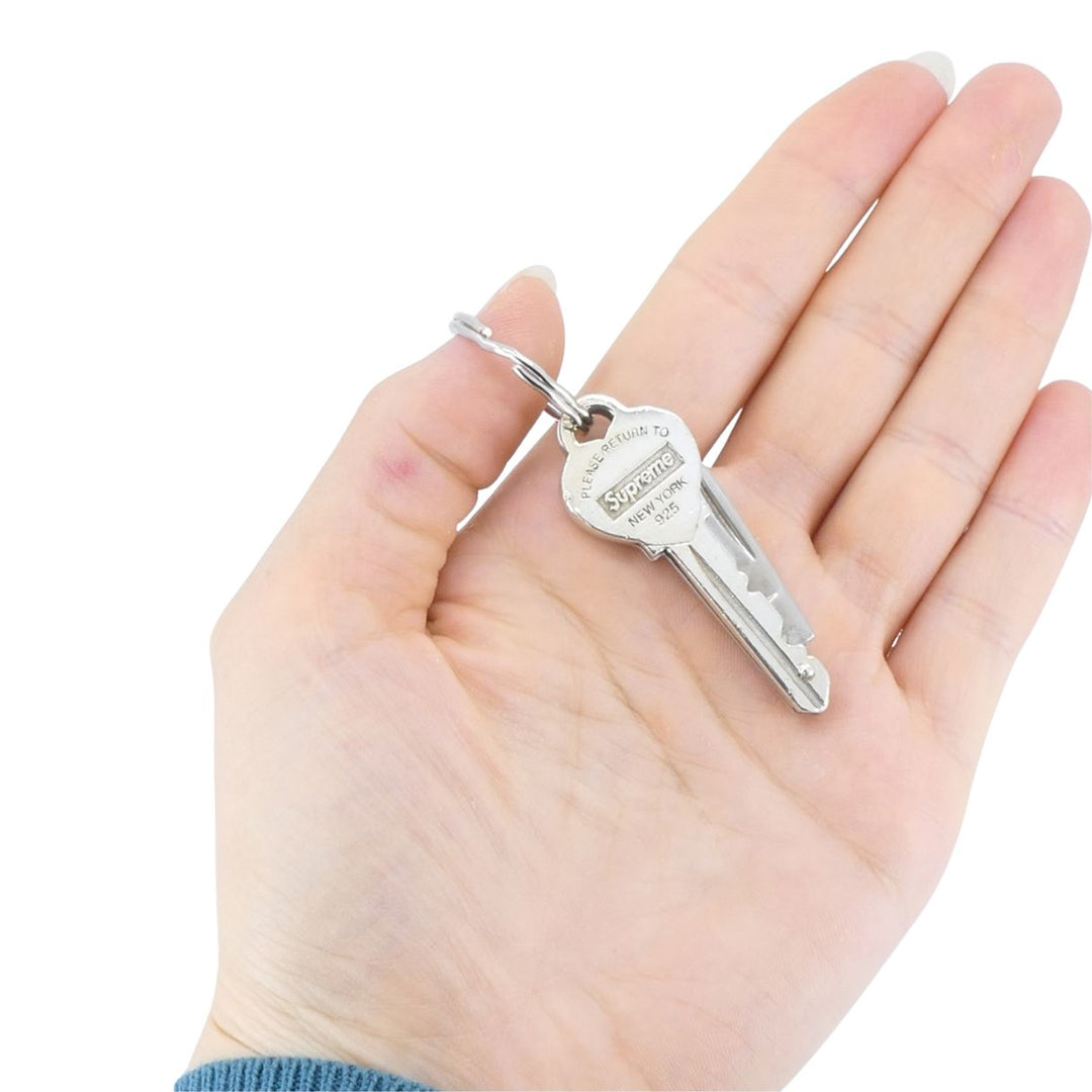 Supreme for Tiffany & Co. Sterling Silver Key Stainless Steel Knife Keychain