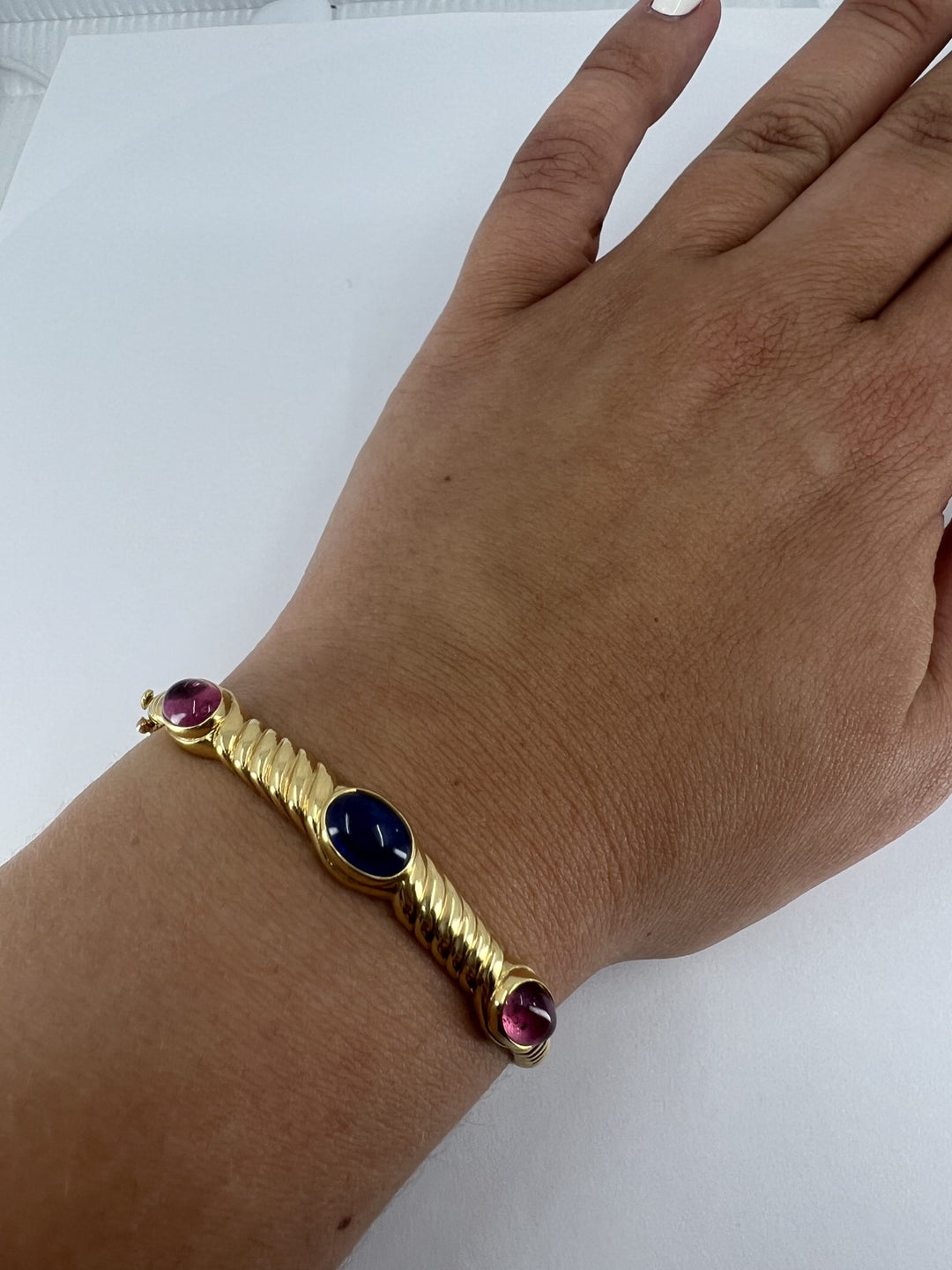 Bulgari Gemstone Gold Vintage Bracelet