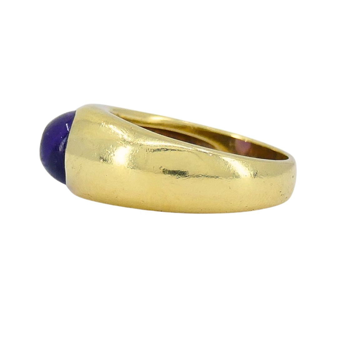 Vintage Tiffany & Co. 18k Gold Cabochon Amethyst Ring