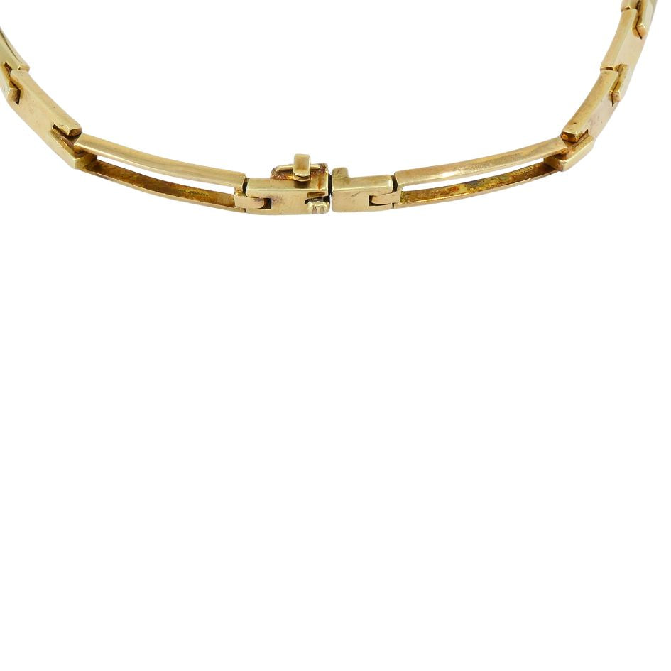 Vintage 14k Two-tone Gold Diamond Necklace