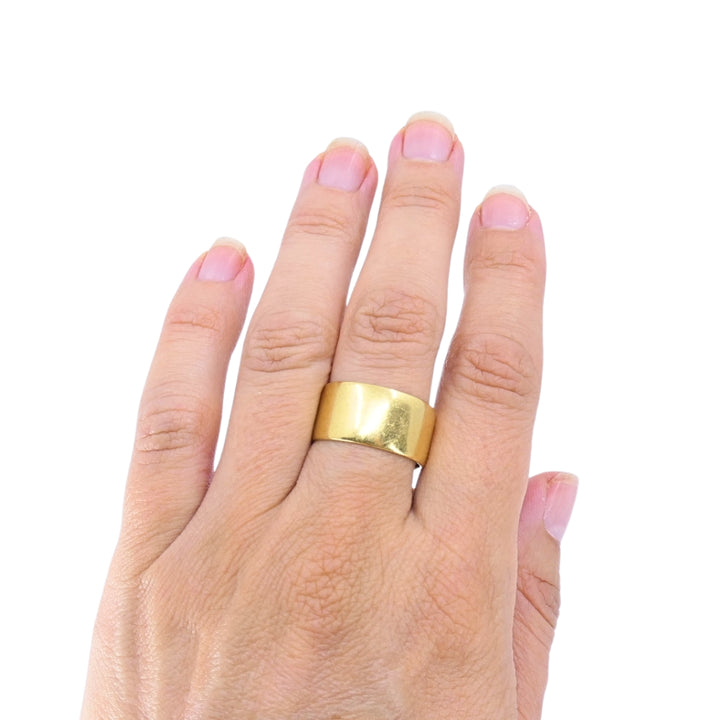 Vintage Cartier Cigar Band 18k Gold Ring