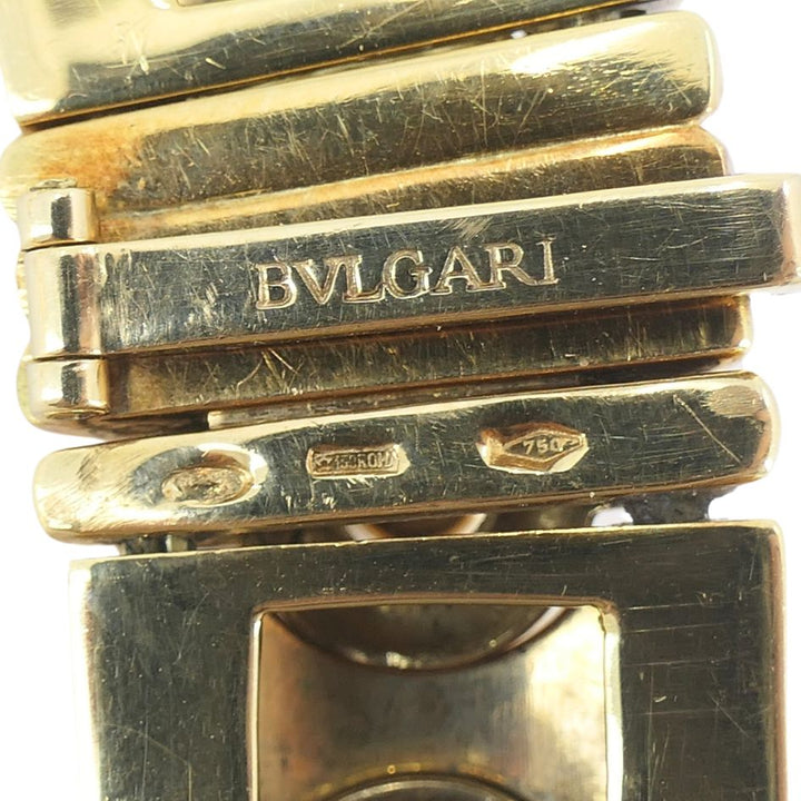 Vintage Bvlgari Bulgari 18k Gold Parentesi Necklace