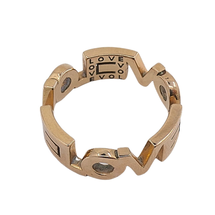 14k Gold Vintage LOVE Ring