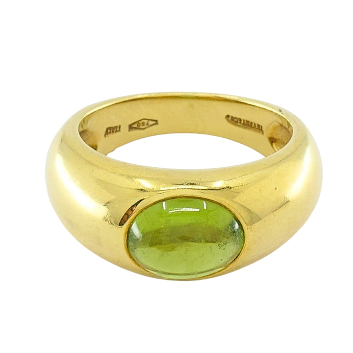 Tiffany & Co. 18K Gold  Peridot Cabochon Ring