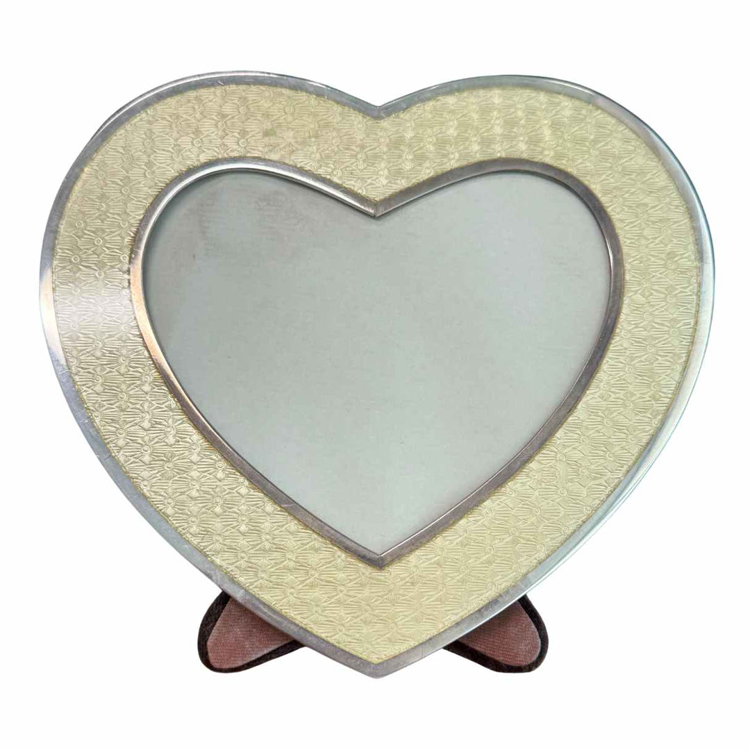Dior Sterling Silver Enamel Italian Heart Frame