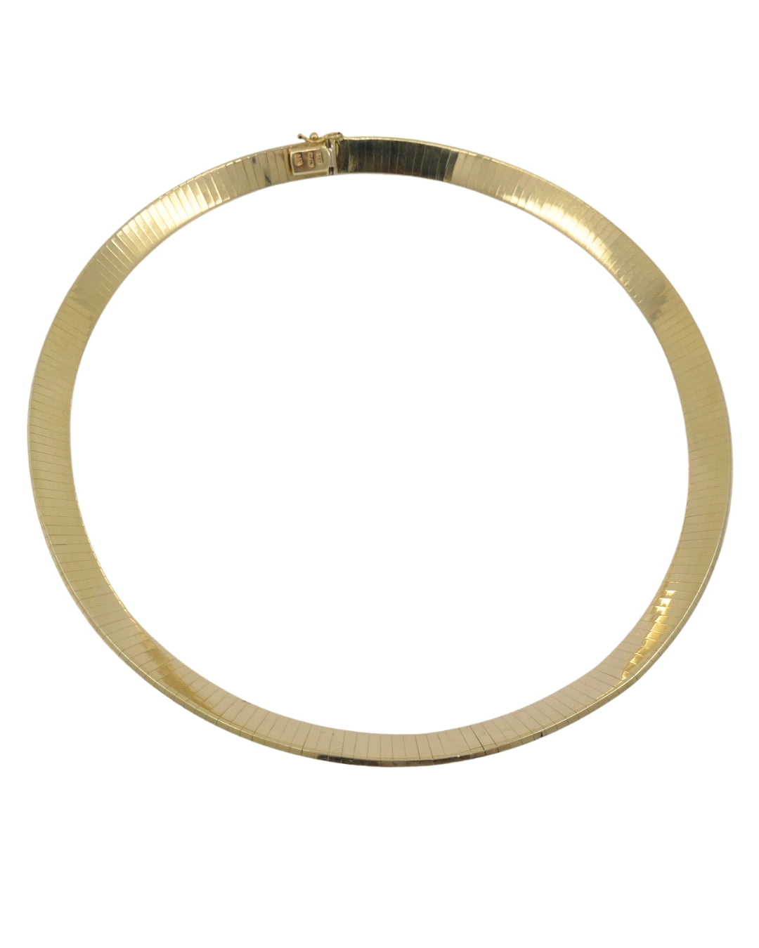 Italian Collar Necklace 14k Gold Estate Jewelry