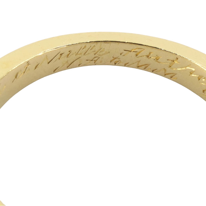 Vintage Cartier Diamond Ring 18k Yellow and White Gold