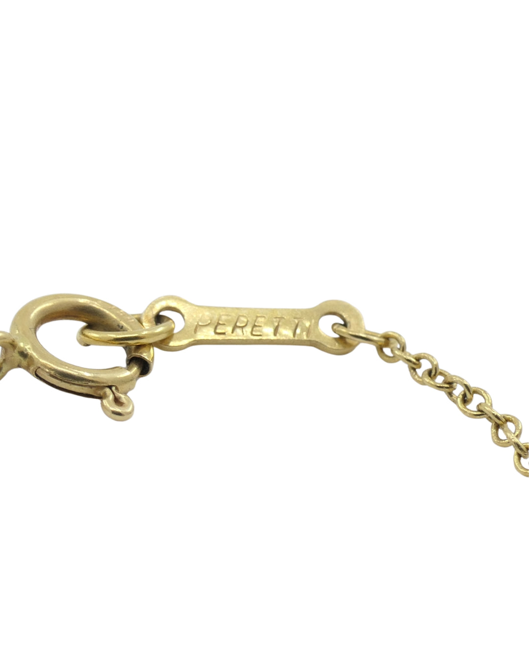 Tiffany & Co. Elsa Peretti Bean Necklace 18k Gold 18 mm