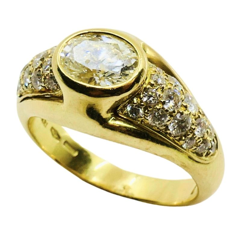 Bvlgari Bulgari Diamond Ring 18k Gold