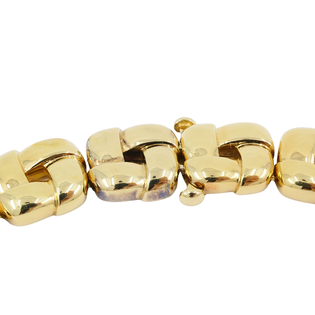 Vintage Chaumet Collar Necklace 18k Gold Link Necklace