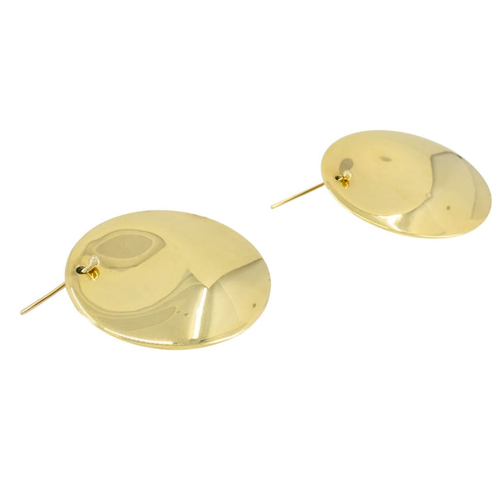 Tiffany & Co. Elsa Peretti 18k Gold Large Round Disc Earrings
