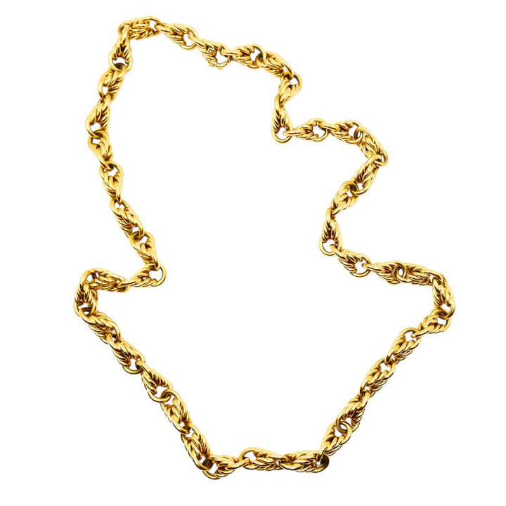 Tiffany & Co. Gold Necklace 18k Rope Chain