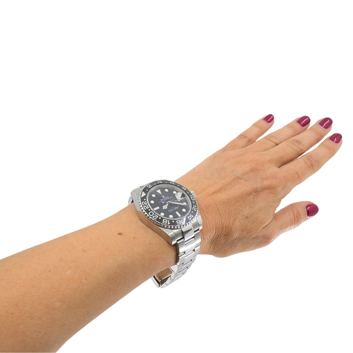 Rolex Stainless Steel GMT‑Master II 40mm Men’s Automatic Wristwatch