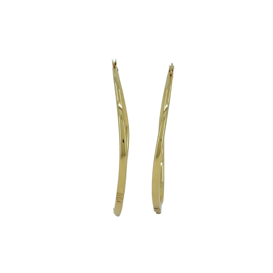 Vintage Roberto Coin 18k Gold Hoop Earrings
