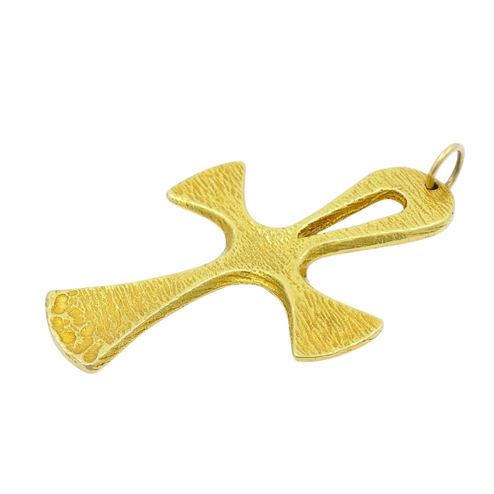 Pomellato 18k Yellow Gold Ankh Cross Pendant