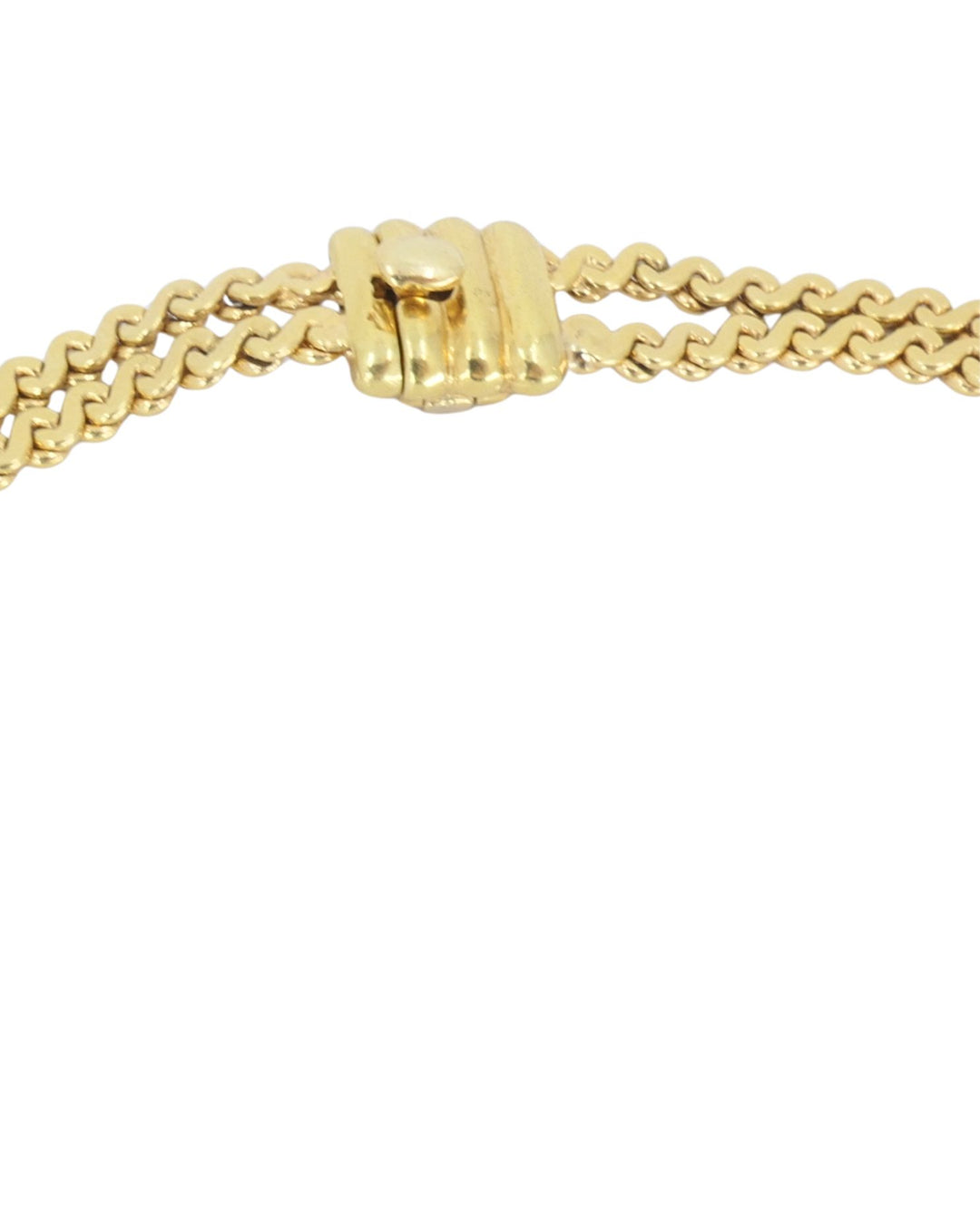 Van Cleef & Arpels Double Strand Vintage Necklace Detachable Diamond Bow Pin