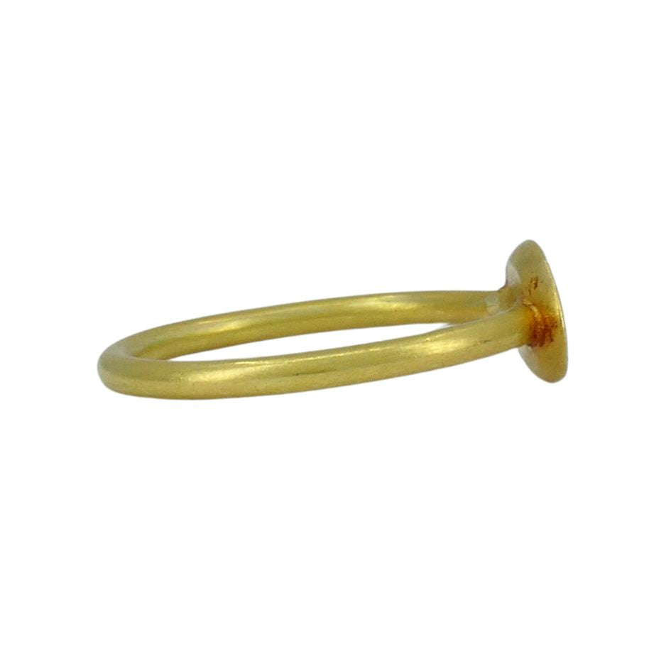 Victorian Etruscan Revival 22k Gold Ring
