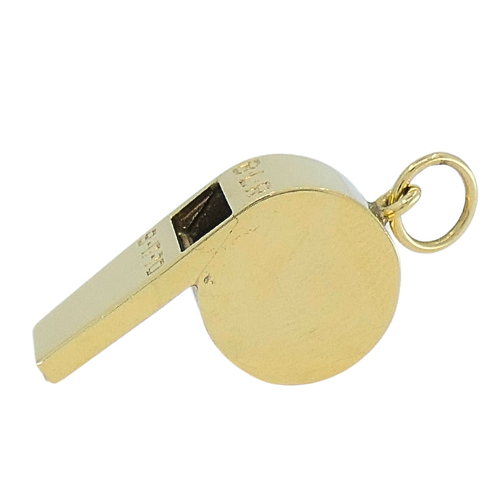 Vintage Tiffany & Co. Whistle Pendant 14k Gold
