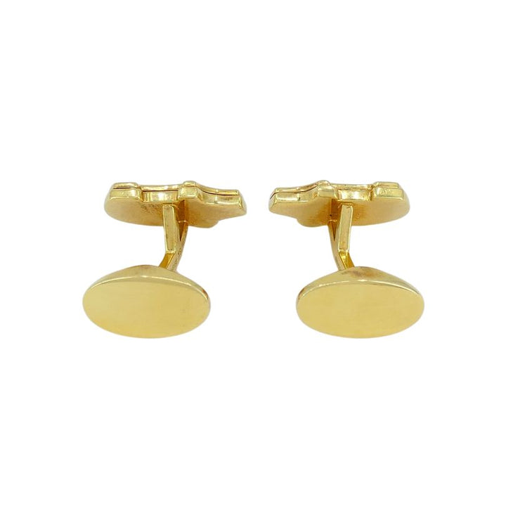 Vintage Tiffany & Co. Cufflinks 18k Gold Coral Hog Motif