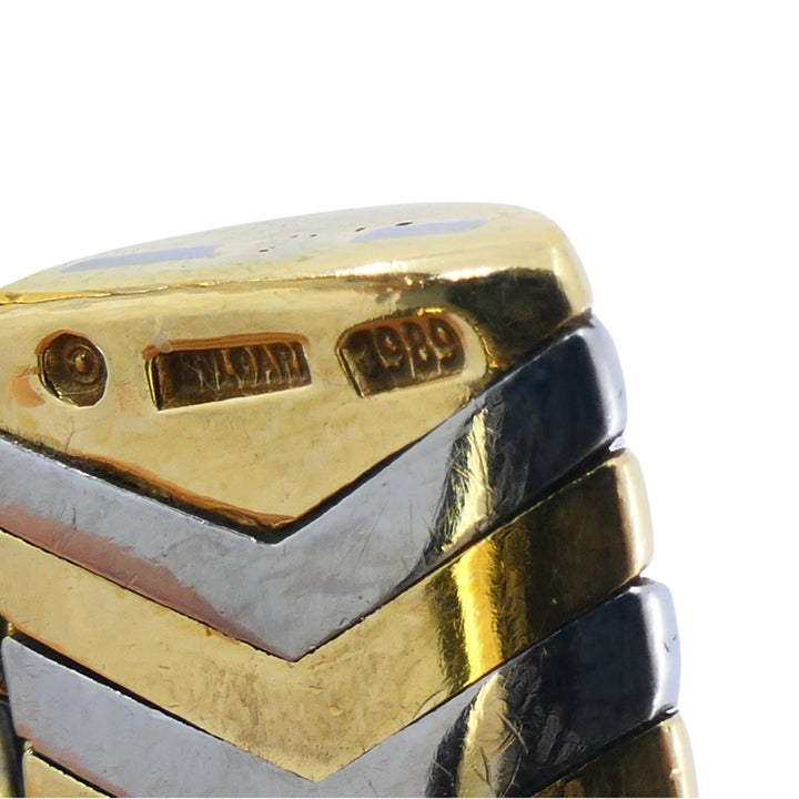 Bvlgari Vintage Bulgari 18k Two-Tone Gold Alveare Bracelet