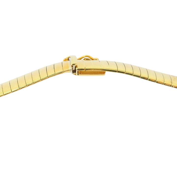 Vintage Van Cleef & Arpels 18k Gold Collar Necklace Sapphires Ruby Diamonds