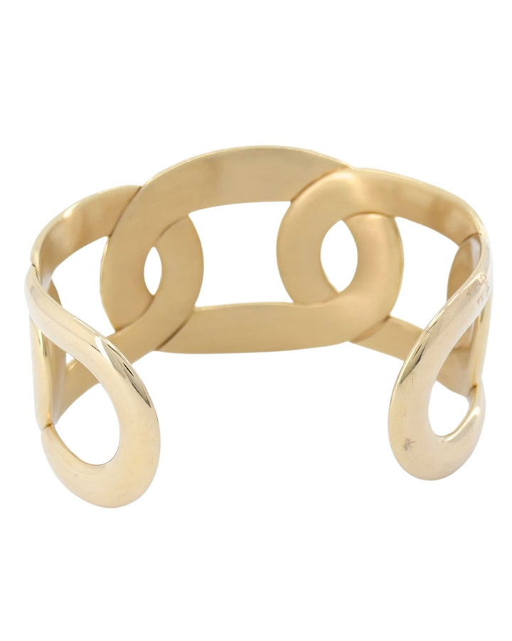 Pomellato Tango 18k Rose Gold Bracelet Brown Diamond Cuff