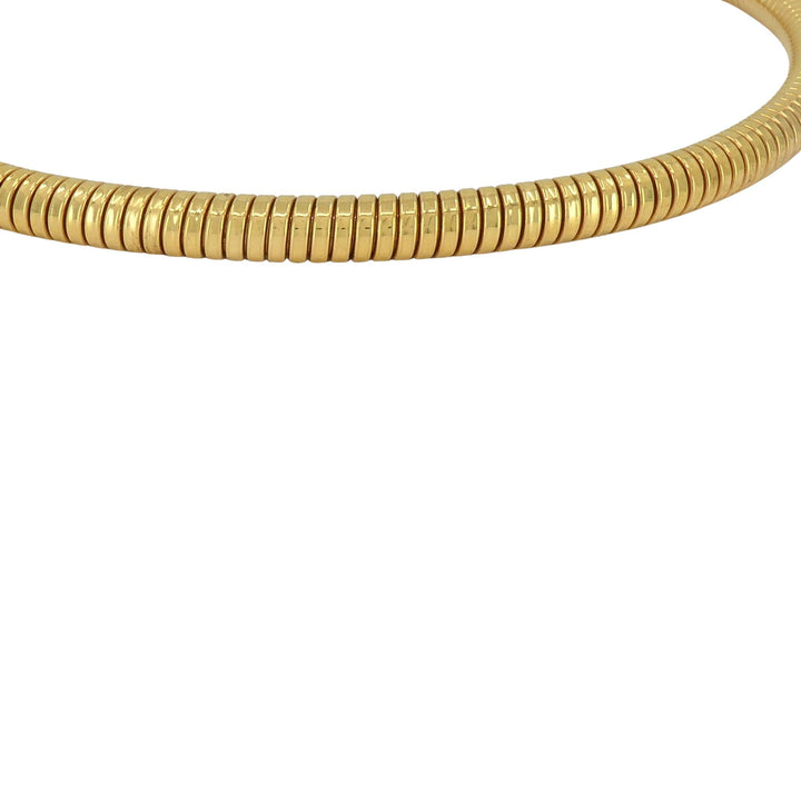 Vintage Chopard 18k Gold Tubogas Choker Necklace