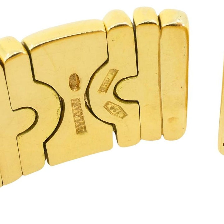 Bvlgari 18k Bulgari Cuff Parentesi Bracelet