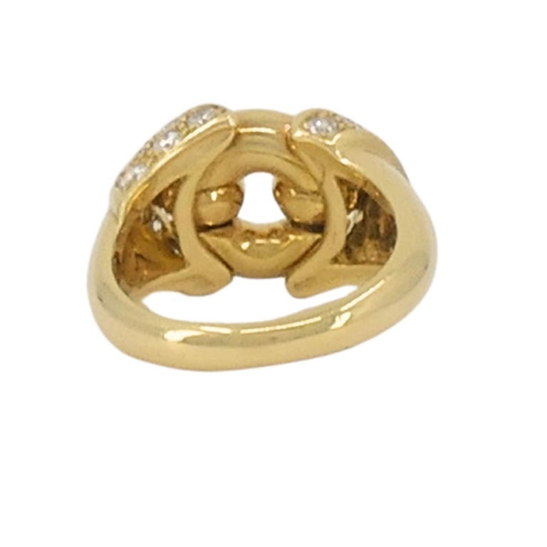 Bvlgari Vintage Bulgari 18k Gold Diamond Ring