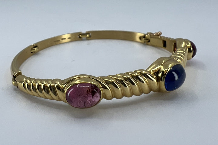 Bulgari Gemstone Gold Vintage Bracelet