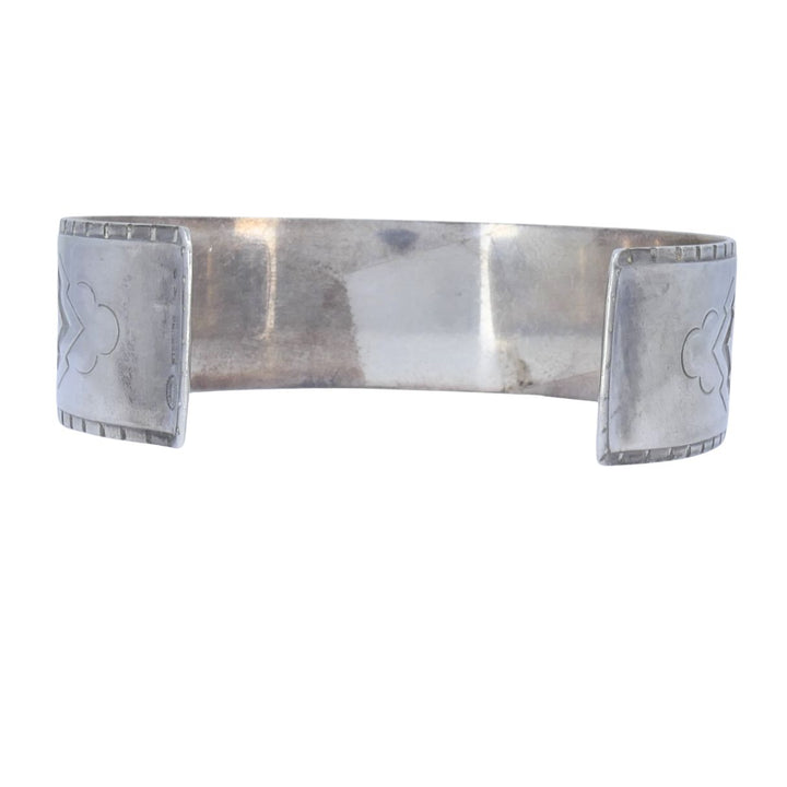 Vintage Georg Jensen Sterling Silver Denmark Modernist Cuff Bracelet, 1950s-60s