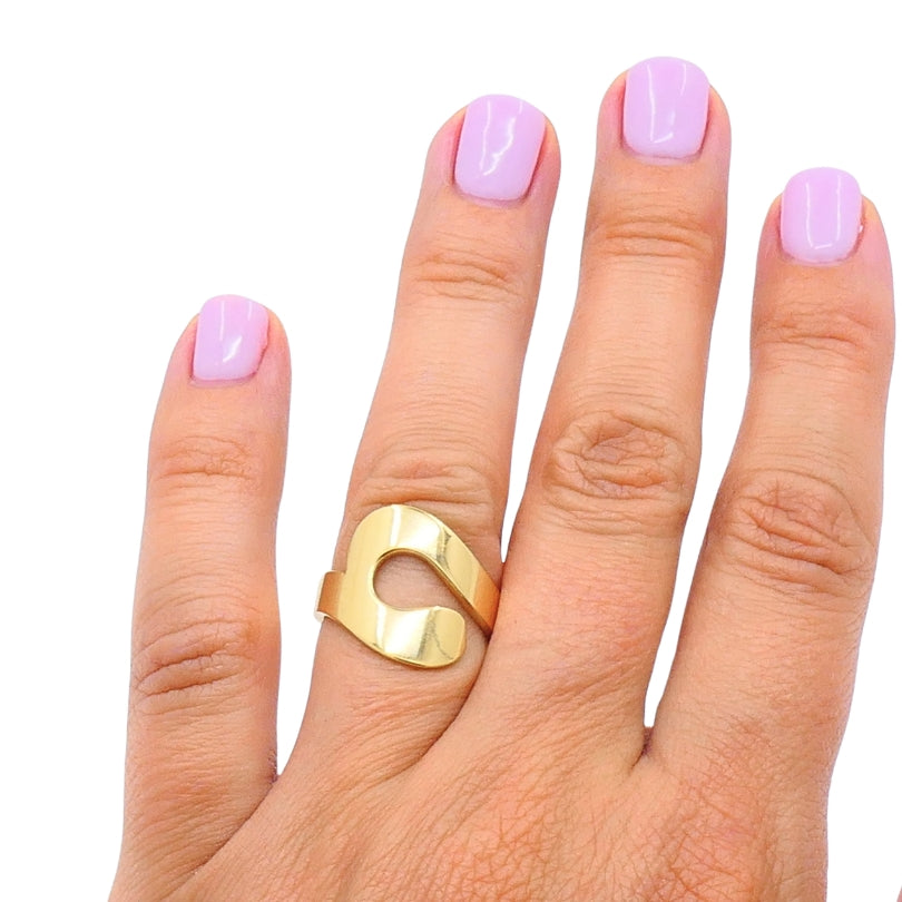 Cartier Paris 18k Gold Modernist Ring
