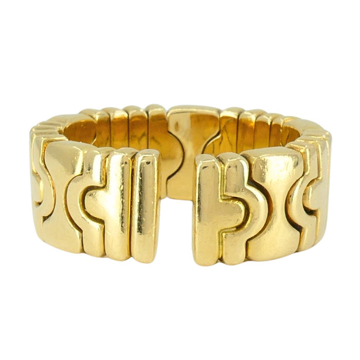 Vintage Bvlgari 18k Gold Parentesi Ring