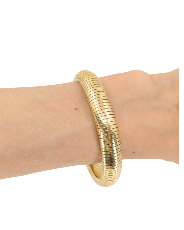 Forstner 14k Gold Bracelet Tubogas Style
